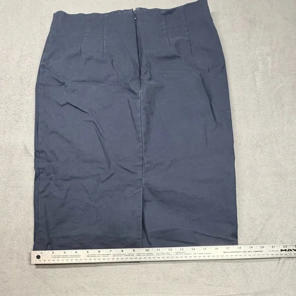 Boden Navy Pencil Skirt - Picture 7 of 12